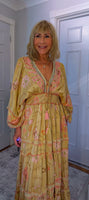 Everi Bohemian Maxi Dress In Dreamy Caramel