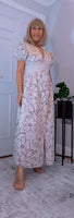 Wilma Bohemian Embroidered Maxi Dress – Ecru