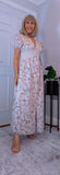 Wilma Bohemian Embroidered Maxi Dress – Ecru