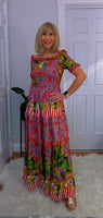 Saskia Silk Maxi Dress