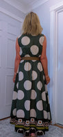 Libby Dress – Bold Polka Dot Cotton Midi Dress