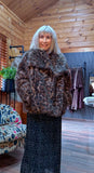 Minnie Leopard Faux Fur Coat – with Side Pockets