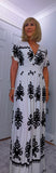 Elissa Dress-Soft Jersey - Bold Print Dress With Shirred Waist (Sizes 8-18)