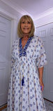Trixiebelle Sequin Maxi Dress – Blue