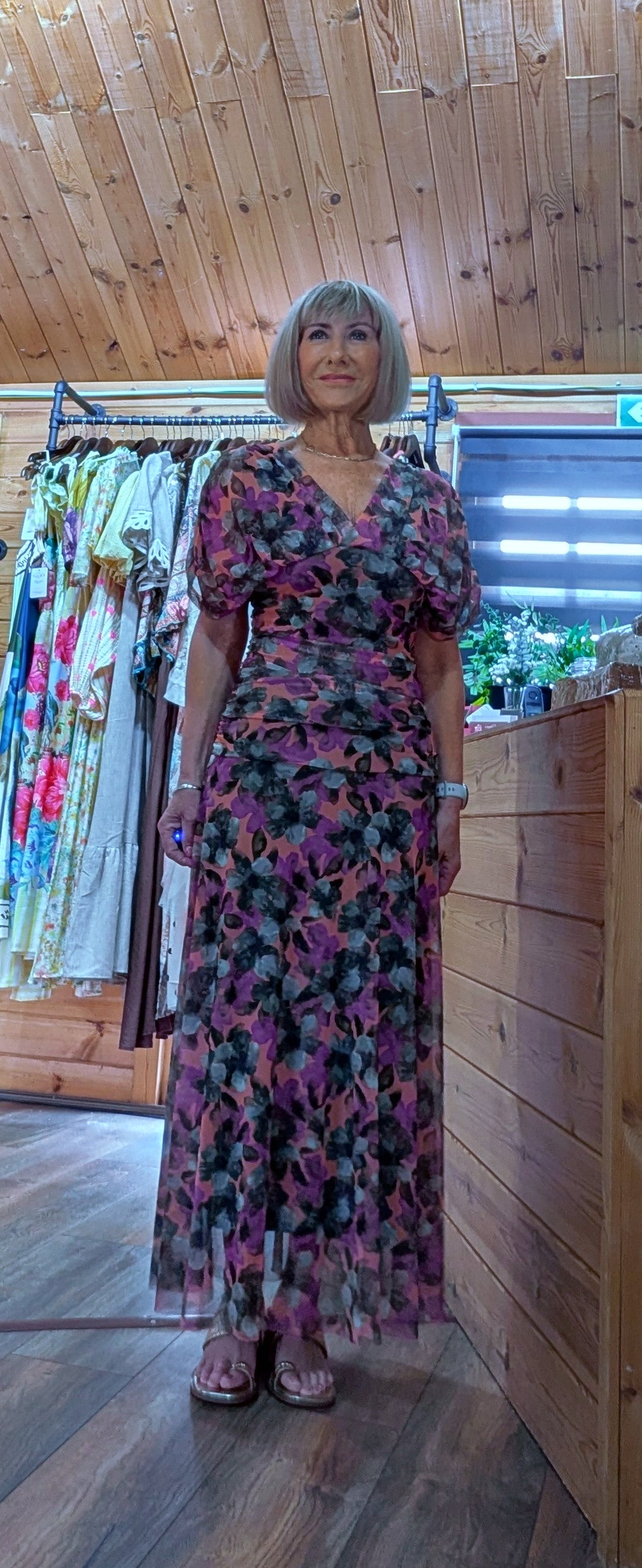 Flattering drop waist dress UK