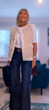 Bernadette Faux Fur Gilet – Soft Beige