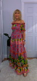 Saskia Silk Maxi Dress