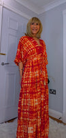 Elodie Bohemian Silk Maxi Dress