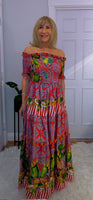 Saskia Silk Maxi Dress