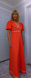 Alexandra Puff Sleeve Dress – Pink or Coral