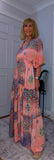 Elodie Bohemian Silk Maxi Dress