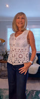 Alice Crochet Top – Vintage Sleeveless Blouse