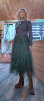 Anastasia Tulle Dress - Waterfall Skirt & Scoop Neck Sweater Top