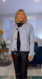 Hilda – Soft Chunky Cardigan with Pockets & Luxe Button Detail