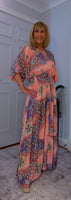Elodie Bohemian Silk Maxi Dress