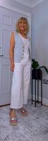 Sydney – V-Neck Sparkly Waistcoat in Gold or Silver