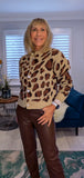 Bibi – Soft Chunky Leopard Print Cardigan