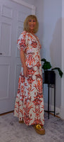 Stella Dress Ditsy Dress With Lace Trim