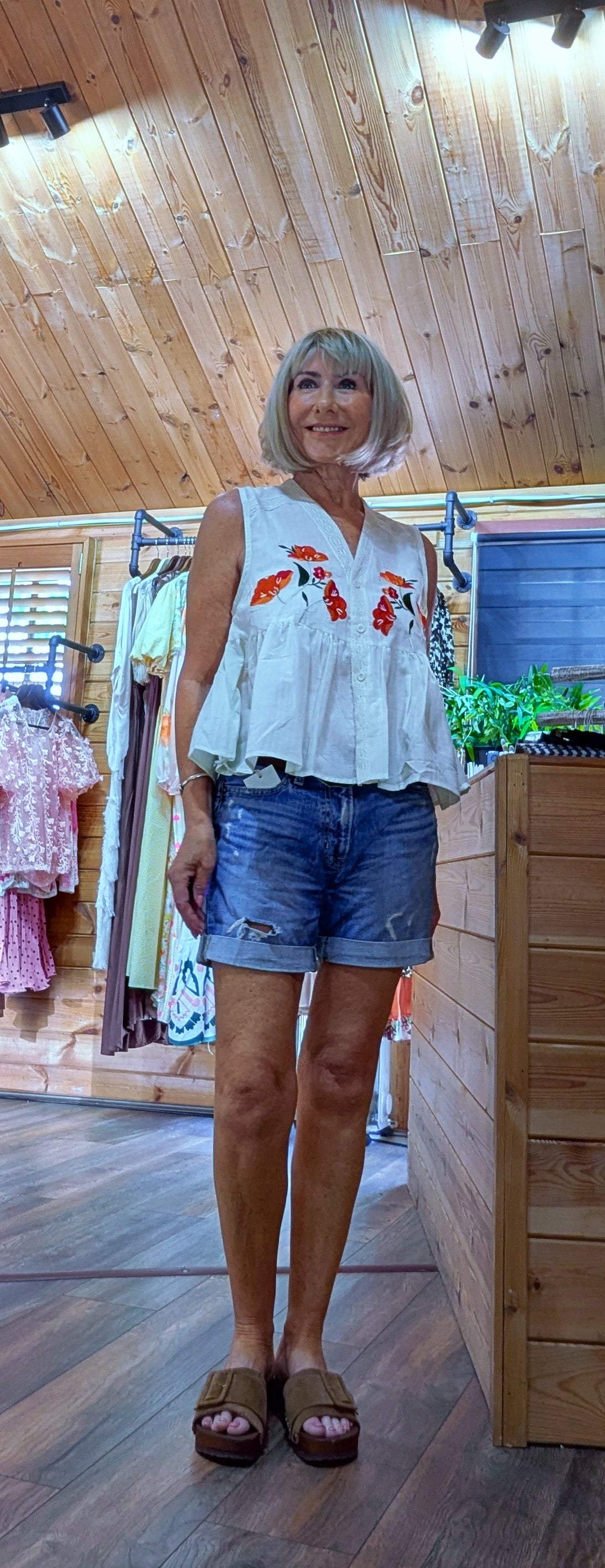 Penelope Embroidered Cotton Blouse