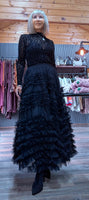 Dina Voluminous A-Line Tulle Skirt – Cornelli Style with Stunning Layers