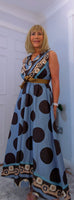 Libby Dress – Bold Polka Dot Cotton Midi Dress