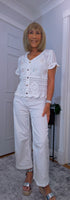 Alice Crochet Cardigan – Vintage Puff Sleeve Knitwear