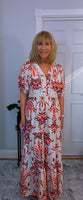 Stella Dress Ditsy Dress With Lace Trim