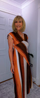 Emmy Linen Look Midi Dress – Fuchsia or Rust for Petites