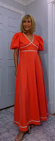 Alexandra Puff Sleeve Dress – Pink or Coral