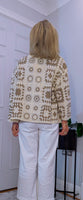 Piper Crochet Cardigan – Ivory & Beige Boho Style