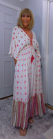 Ava Sequin Maxi Dress – Pink or Turquoise