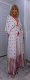 Ava Sequin Maxi Dress – Pink or Turquoise
