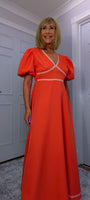 Alexandra Puff Sleeve Dress – Pink or Coral