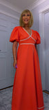 Alexandra Puff Sleeve Dress – Pink or Coral