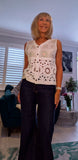 Alice Crochet Top – Vintage Sleeveless Blouse