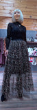 Tasha Animal Print Tutu Skirt – Layered, Frilled & Fully Lined