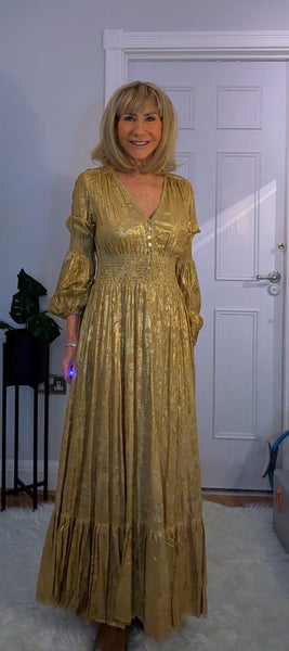 Willow Dress Gold