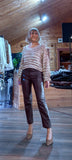 Sasha Gold Sequin Sweater  Chunky Sparkle Knit one size 8-14