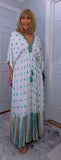 Ava Sequin Maxi Dress – Pink or Turquoise