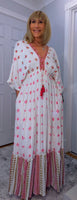 Ava Sequin Maxi Dress – Pink or Turquoise