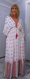 Ava Sequin Maxi Dress – Pink or Turquoise