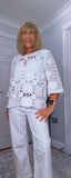 Tara Crocheted Floral Top – 100% Cotton Boho  Layer