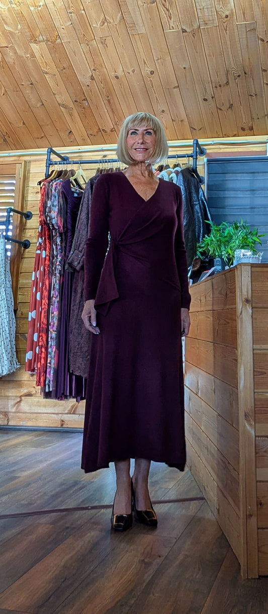 Libby Wrap-Style Maxi Dress