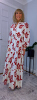 Eunice Shirt Dress Bold Red Dress