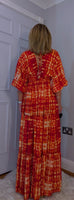 Elodie Bohemian Silk Maxi Dress