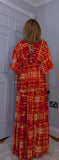 Elodie Bohemian Silk Maxi Dress