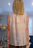 Ashley Blouse – Statement Frilled Blouse - Taupe or Chocolate