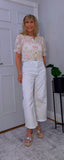 Tamara Crochet Cardigan – Vintage Puff Sleeve Knitwear