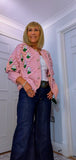 Alexie -Rose Chunky Cardigan- Pink