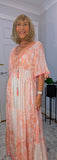 Vienna Maxi Dress – Coral  Boho Style